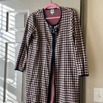 Anne Klein Black and Tan Houndstooth Blazer Photo 1