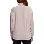 Adidas originals size large pullover 1/4 zip light purple velour long sleeve Photo 2