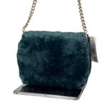 Kate Spade Audrey Faux Shearling Micro Crossbody Bag Peacock Green NWT (K9280) Photo 3