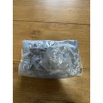 EXPRESS Women Size Medium Button Down Long Sleeve Shirt Denim Style Raw Hem City Photo 12