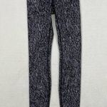 Lululemon  High Times 7/8 Legging in Luon Suited Jacquard Black White Size 2 Photo 3