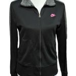 Nike Zip Up Athletic Sweatshirt Black Size Medium Photo 6