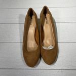 Just Fab Tan Micro Suede Liza Rounded Toe Block Heels Size 8 Photo 7