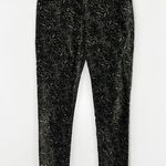 Anthropologie AG Adriano  Stevie High Rise Velvet Paisley Jeans Size 28 Photo 0