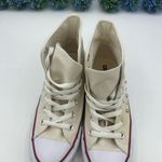 Converse  Size 7 Women Chuck Taylor All Star Hi Top Sneaker Gold silver Studs Photo 4