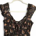 Urban Outfitters Black Floral Mini Dress Photo 4