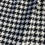 Vintage J.G. Hook Women's Skirt 8P Black White Houndstooth Wool Blend Lined Black Photo 1