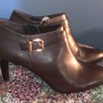 Antonio Melani Size 9.5 Chocolate Booties Photo 9