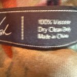 Patricia Nash Scarf Floral Fall Leafy Print Lightweight Viscose Neutral Colors Photo 5