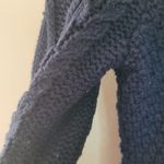 Lauren Ralph Lauren Navy Cableknit Turtleneck Sweater Blue Size XS Photo 4