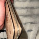 Coach Cream and Purple Floral Wristlet Photo 2