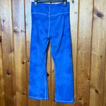 PINK - Victoria's Secret Blue Tie-Dye Yoga Pants PINK Victoria’s Secret large lounge pants high waisted Photo 3