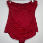 Merona  One Piece Bathing Suit Red Photo 4