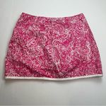 Lilly Pulitzer  Womens‎ Size 00 Pink White Skort Golf Preppy Style# 76334 Coastal Photo 9