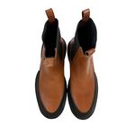 ALLSAINTS NEW  Harlee Tan Brown Leather Boots Chunky Lug Sole Sz 8 US 38 EU Photo 3