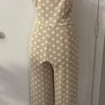 Sage The Label  Polka Dot Print Cut Out Jumpsuit XS Preppy Retrogirl Glam Twee Photo 1