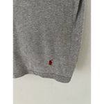 Ralph Lauren Polo Light Gray V Neck Pony Logo Short Sleeve T-Shirt Sz Small Photo 3