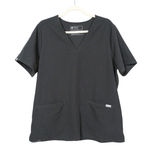 FIGS  Casma Three-Pocket Scrub Top in Black Short Sleeve Medical Women's XL Photo 1