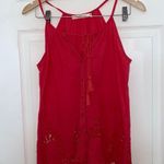 Solitaire orange eyelet tank Photo 0