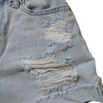 Aeropostale Areopostale Jean Shorts Distressed Lightwash Mom Shorts Size 00 Photo 6