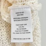 ATM Anthony Thomas Melillo Diagonal Stitch Knit Pullover Boat Neck Top Ecru White Size Medium Photo 8