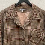 Houndstooth Vintage For Pete’s Sake Brown/Tan  Oversized Blazer Jacket Size L Photo 11