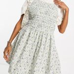 Free People  Petunia floral printed mini dress in ivory Photo 0