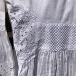 Catherine Malandrino  Noelle White Embroidered Eyelet Tunic 8 Photo 6