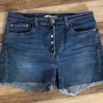 Levi's Levi’s wedgie blue denim shorts Photo 1