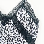 Victoria's Secret VS VTG Y2K Coquette Satin Lace Leopard Animal Print Cami Top L Photo 1