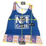 Self Esteem  Women 1X Multicolor Paisley Graphic Blue Tank Top Casual Summer‎ Photo 6