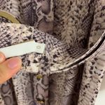 Zimmermann  bow snake-print crepe de chine midi shirt dress Photo 6