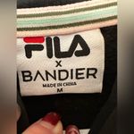 FILA  x Bandier Black Cropped Hoodie with Tiger Design Photo 6