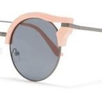 joe's jeans Light Pink Gunmetal Cateye Sunglasses NWT Photo 1