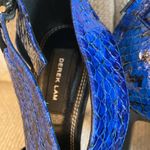Derek Lam  Blue and black snakeskin shoes Photo 9