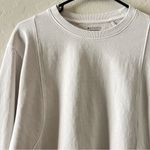 Athleta  Cream Pullover Crewneck Sweatshirt Photo 2