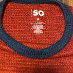 SO Women’s Red/Blue Longsleeve, Size M Red Size M Photo 3