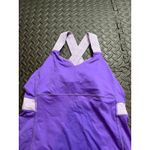 Lululemon Women‎ Sz 10 Push Ur Limits Lavender Purple Cross Back Wide Strap Tank Photo 1