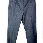 Ann Taylor  Factory The Ankle Signature Grey Subtle Pattern Dress Pant Size 8 Photo 0