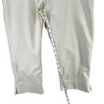 Adidas Golf Capri Pants Womens 8 Beige Climacool Ripstop Logo Athletic Casual Photo 7