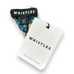 Whistles Blue Daisy Waves Cut Out Back Midi Dress Floral Print Size 10 Photo 3