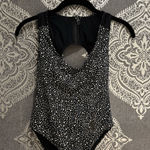 Nike BNWT Black and White Speckled Womens one piece swimsuit Photo 0
