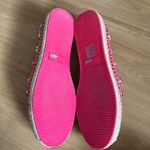 Karl Lagerfeld  Espadrille Shoes Flats Pink Embellished Cat Skull KL Logo 9.5 US Photo 8