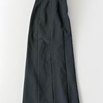 Elizabeth and James  Black Mila Halter Maxi Gown Slit Dress‎  Evening Designer XS Photo 5