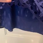 AQUA  navy skirt with cutouts Photo 2