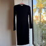 Popular 21  High Neck Long Sleeve Jersey Bodycon Mini Dress size M Photo 1