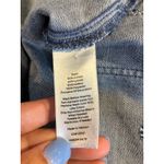 Talbots  Denim Skirt Daisy Embroidered A-Line Casual‎ Belted Preppy Chic Size 6 Photo 4