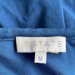 1. State  Teal Blue Side Ruched Dress Photo 3