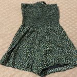 Bailey blue  Lemon Print Strapless Romper, Medium, NWOT Photo 1