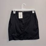 Gianni Bini GB NWT Black pLeather Mini Skirt Size S Photo 1